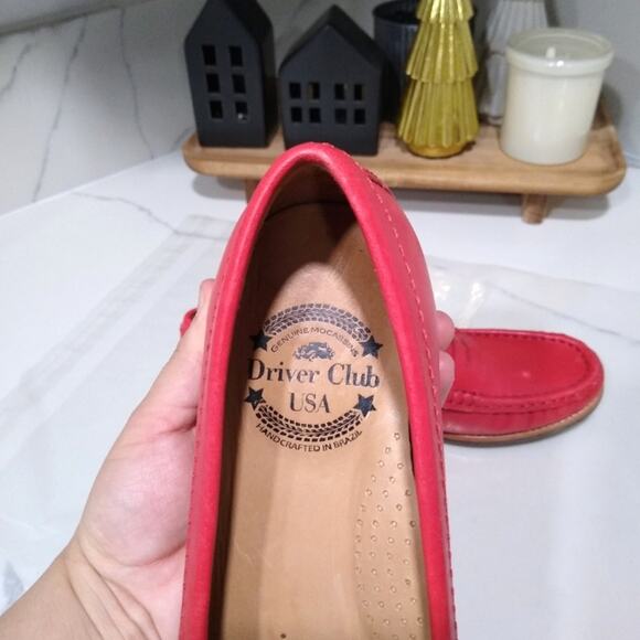 Copied - [H198] Driver Club USA Red Loafers, Women's Size 7 - Picture 5 of 7